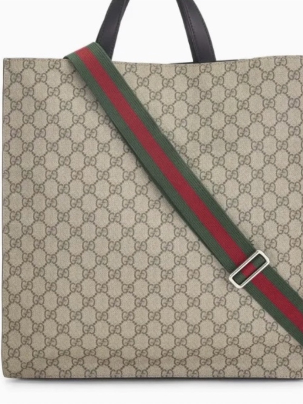 Gucci Black top Handle Tote with Crossbody Option. Beautiful Condition.